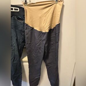 Loft maternity pants, gray size size 10